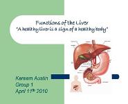 Functions of the Liver PowerPoint Presentation