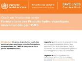 Produits Hydroalcoolique