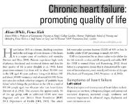 Chronic Heart Failure Medical Notes