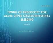 Endoscopy Timing PowerPoint Presentation Notes