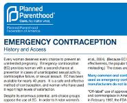 Emergency Contraception-History and Access Medical Notes