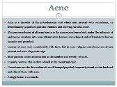 Acne