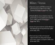 PTSD in Military Veterans PowerPoint Presentation