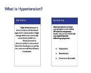 Hypertension and Nutrition PowerPoint Presentation