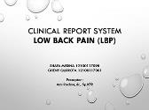 CRS Low Back Pain
