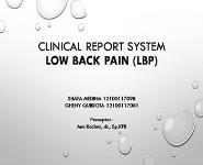 CRS Low Back Pain PowerPoint Presentation Notes