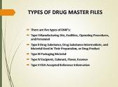 DRUG MASTER FILE (DMF)