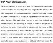 Circulating DNA Medical Notes