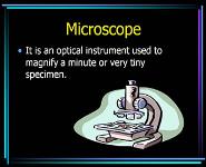 Microscope PowerPoint Presentation Notes