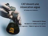 CAT Facing Acute Intoxication
