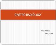 Gastro Radiology PowerPoint Presentation