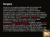 Surgical Operations