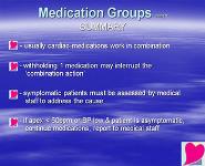 Cardiac Medications PowerPoint Presentation