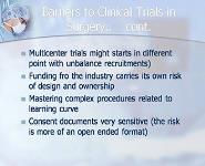 Clinical Trials in Surgery  PowerPoint Presentation