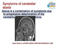 Newly Diagnosed Ataxia PowerPoint Presentation