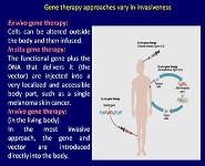 Human Gene Therapy PowerPoint Presentation Notes