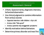 Anxiety Disorders in Children and Adolescents PowerPoint Presentation