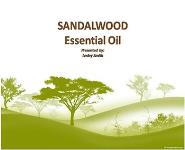 Sandalwood Essential OIl PowerPoint Presentation Notes