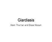 Giardiasis PowerPoint Presentation Notes
