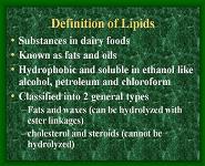 Lipids Metabolism PowerPoint Presentation Notes