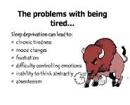 Getting Enough Sleep PowerPoint Presentation Notes