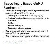Gastroesophageal Reflux Disease PowerPoint Presentation