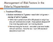 Cardiovascular Disease and The Elderly PowerPoint Presentation