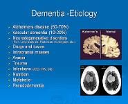 Geriatric Psychiatry Old Age Psychiatry PowerPoint Presentation Notes