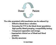 Blood Transfusion Guidelines in Clinical Practice PowerPoint Presentation