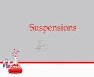 Pharmaceutical Suspension PowerPoint Presentation