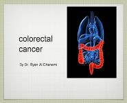 Colorectal Cancer PowerPoint Presentation