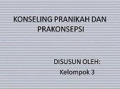 Konseling Pranikah