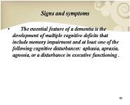 Delirium Dementia Amnesia PowerPoint Presentation Notes