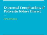 Polycystic Kidney Disease