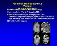 Dizziness And Vertigo PowerPoint Presentation Notes