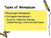Physiology of Menopause