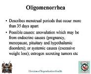 Menstrual Disorders PowerPoint Presentation