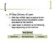 Refractive Surgeries PowerPoint Presentation Notes