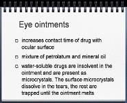 Ocular Pharmacology PowerPoint Presentation Notes
