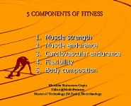 5 COMPONENTS OF FITNESS PowerPoint Presentation