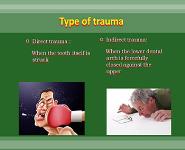 Traumatic Injuries To The Teeth PowerPoint Presentation Notes