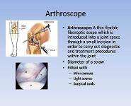 Arthroscopy PowerPoint Presentation