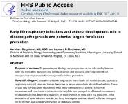 Asthma Medical Notes