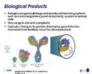 Biosimilar and Interchangeable Biological Products PowerPoint Presentation Notes