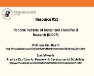 Better Oral Health For Kids With Special Needs PowerPoint Presentation Notes