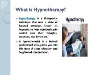 Understanding Hypnotherapy for Anxiety PowerPoint Presentation