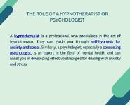 Self-Hypnosis for Anxiety and Stress PowerPoint Presentation