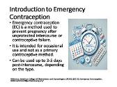 Emergency Contraception: Types, Efficacy, and Safety