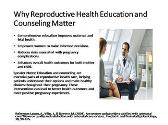 Obstetrics - Reproductive Health Education and Counseling