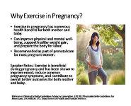 Exercise and Physical Activity in Pregnancy: Guidelines and Benefits PowerPoint Presentation Notes